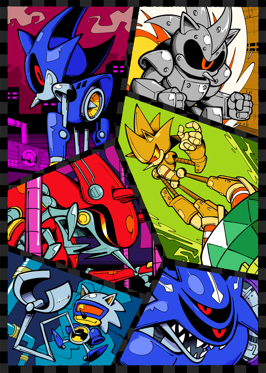 Is neo-metal sonic/metal Sonic the same person as mecha sonic? Or
