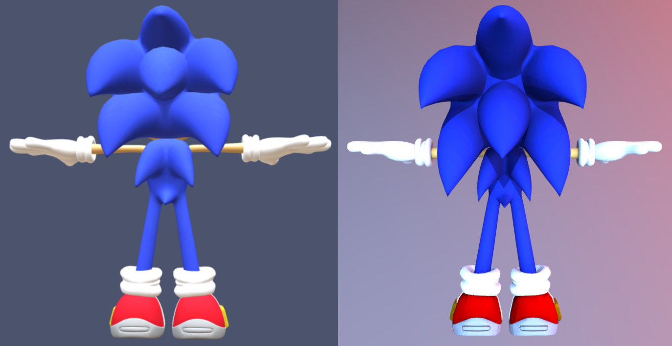 Showin on X: Quick render of Marza Classic Sonic!