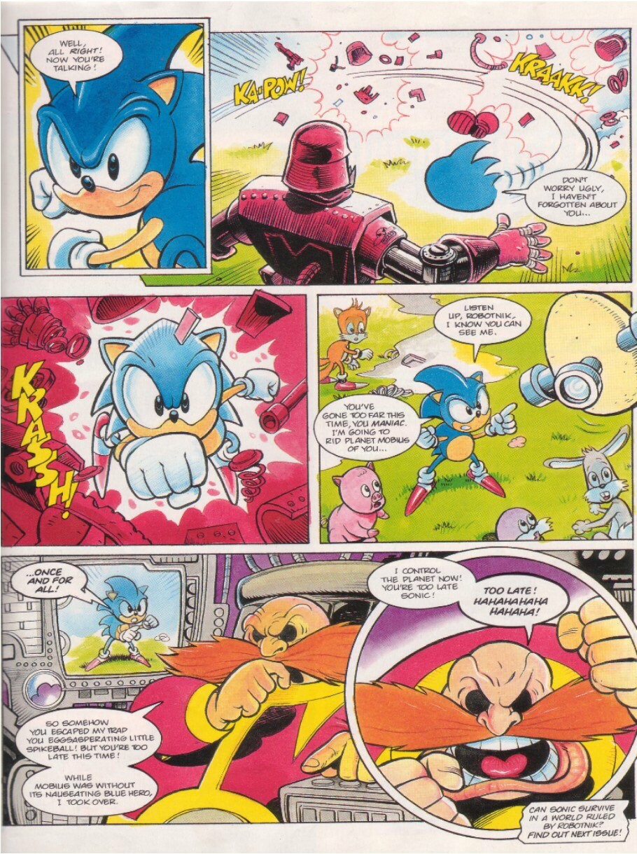 Fleetway Sonic the Comic Appreciation n No Context