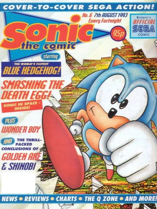 Fleetway Publications, sonic The Comic, Super Sonic, Sonic the Hedgehog 3,  sonic Unleashed, crash Bandicoot, Doctor Eggman, Amy Rose, Tails, shadow The  Hedgehog