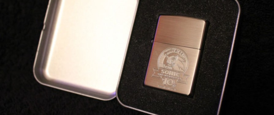 More information about "Official Sonic Zippo Will Light Up Blue Blur's 10th Anniversary"