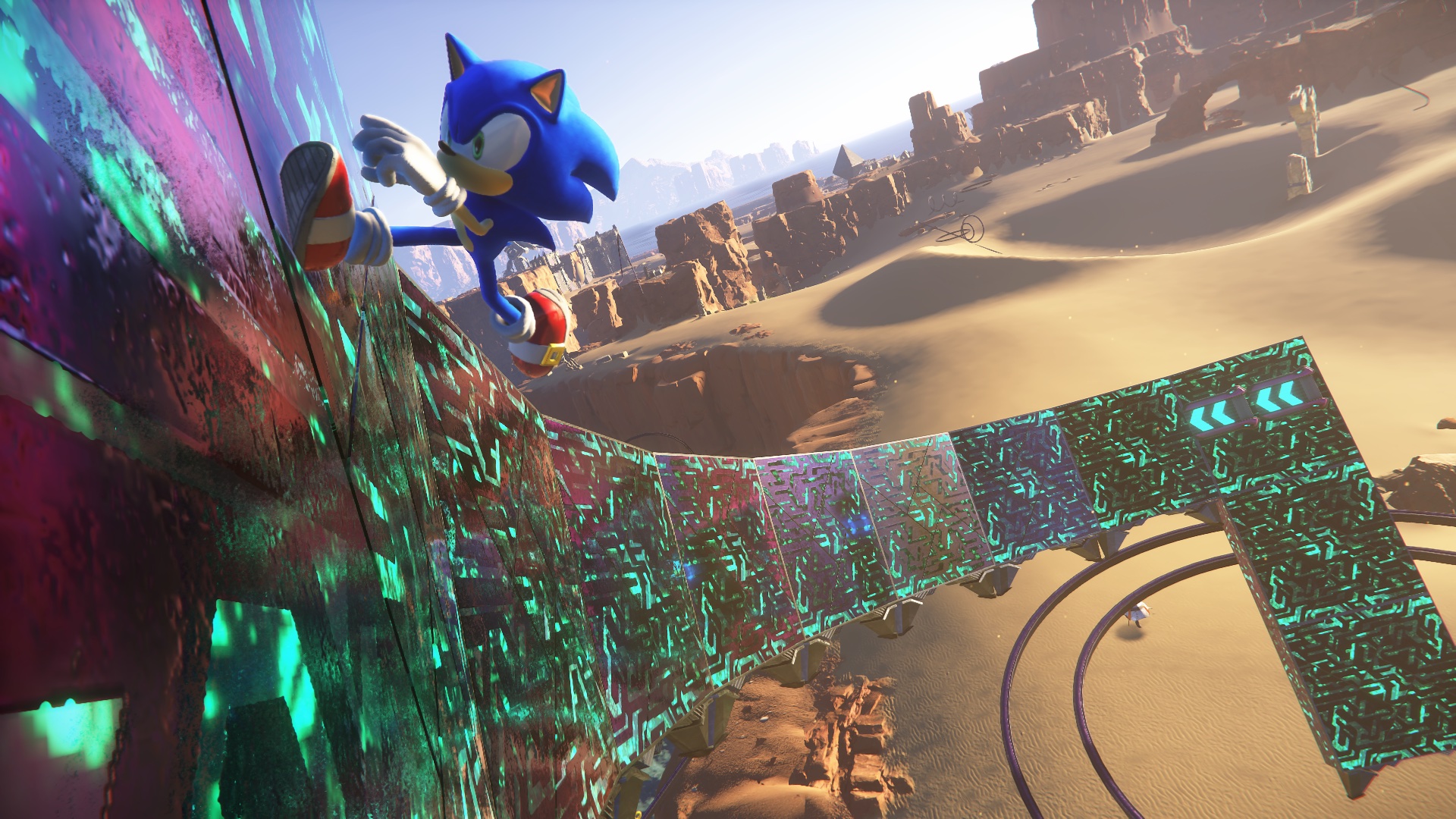 Sonic Frontiers Gameplay Video Showcases Desert Island, Titan Boss, City  Cyber Space Level