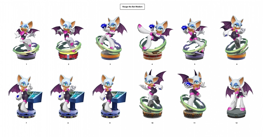 More information about "First 4 Figures Shows Concept Art of Rouge Statue to Gauge Interest"