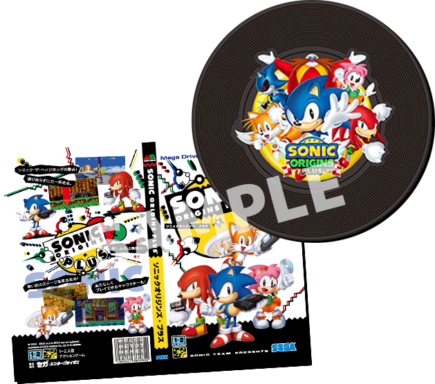 Sonic Origins Plus +Rubber Coaster PS4 Japan Physical Game  (Multi-Languages) NEW