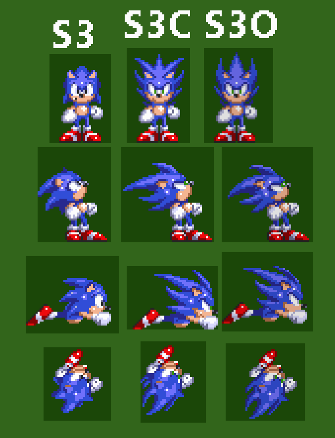 Sonic 3 Sprite Png - Sonic 3 Sprites Png, Transparent Png