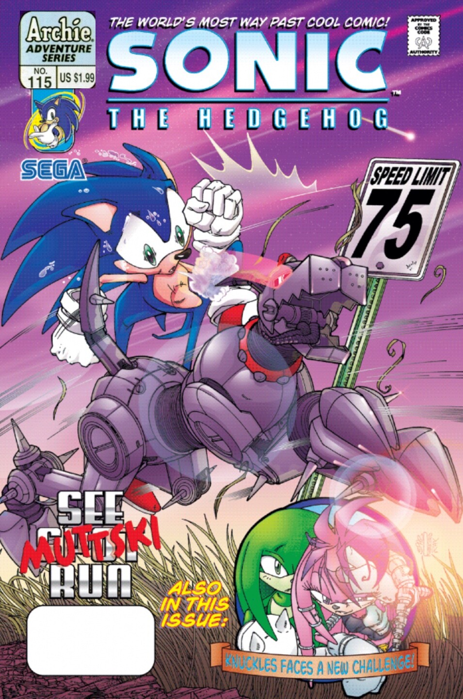Mighty the Armadillo, Archie Sonic Online Wiki