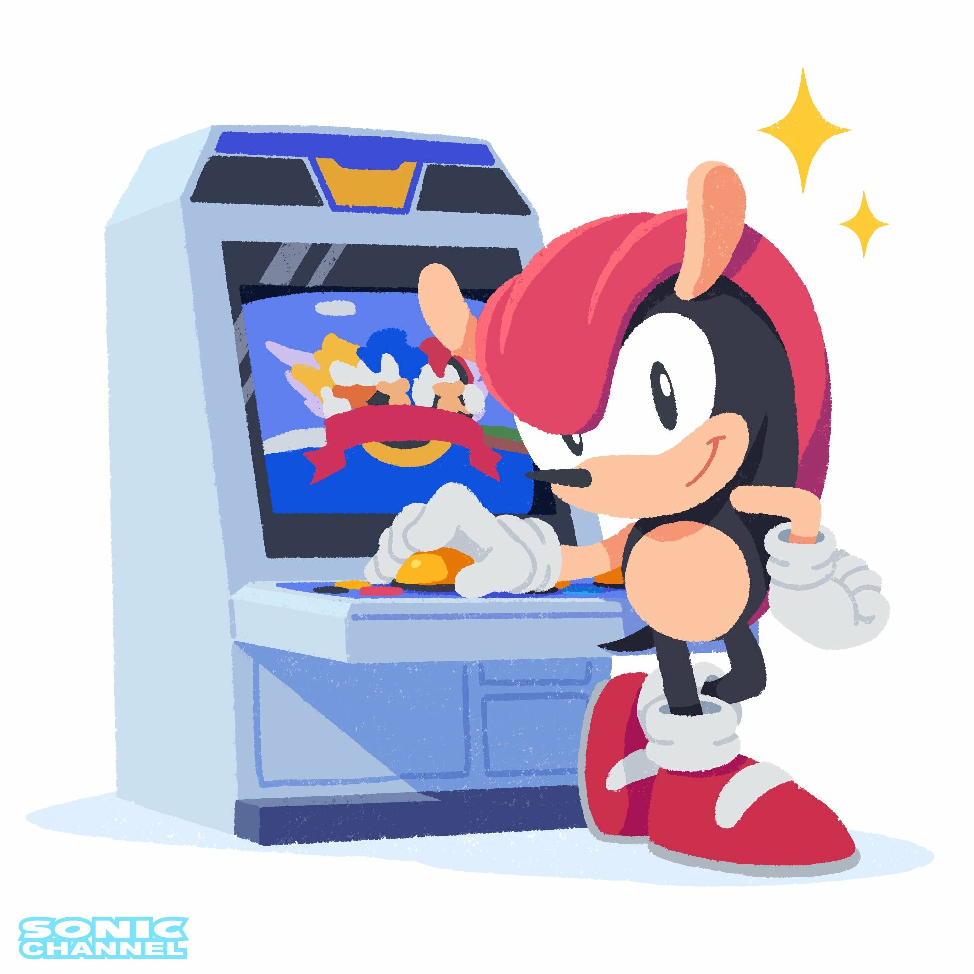 Mighty the Armadillo in Sonic the Hedgehog Sega Genesis Game