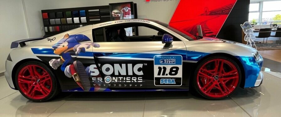 More information about "SEGA and Audi Are Selling This One-of-a-Kind Sonic Frontiers Racing Car"