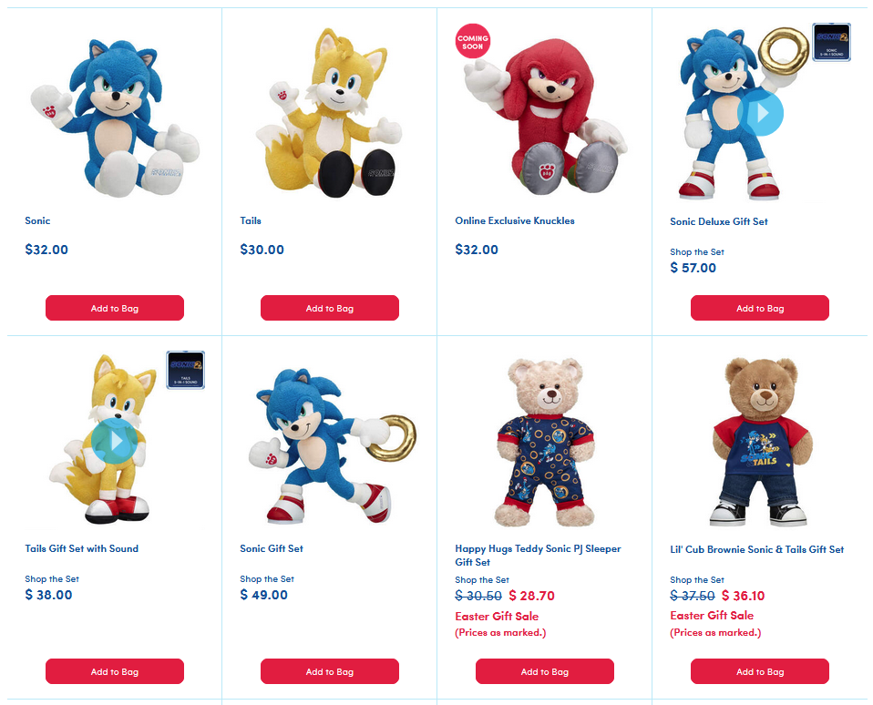 buildabear on X: It's time to fly! Sonic and his best friend Tails are  back and ready for adventure –just in time for the new movie! Make your own  Sonic and Tails