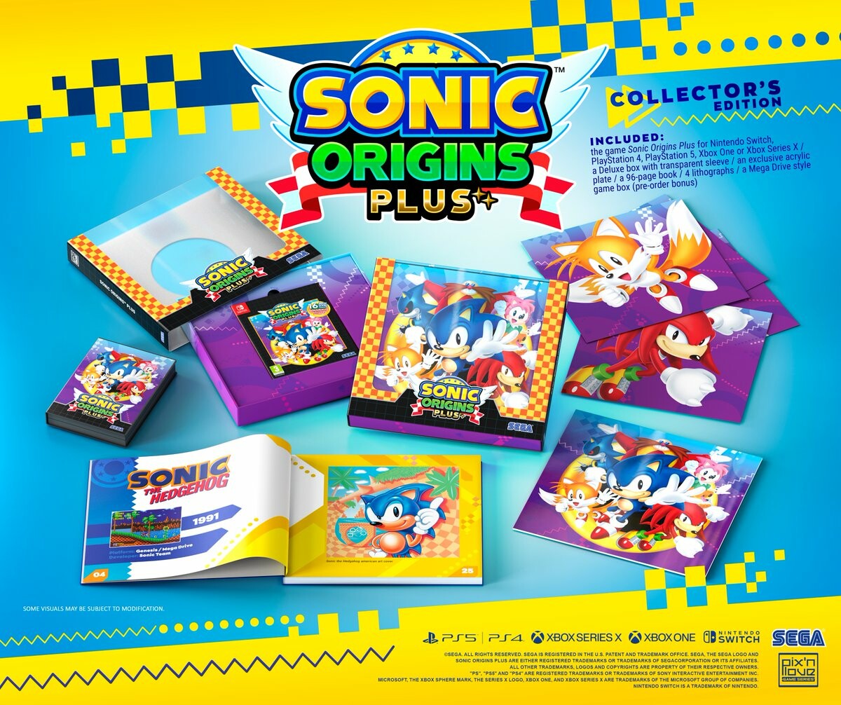 Pix'n Love Unveils Sonic Origins Plus Collector's Edition, Pre-Orders 27  Sep - Games - Sonic Stadium