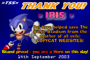 Community Thank-You - Iris (Sep 2003)