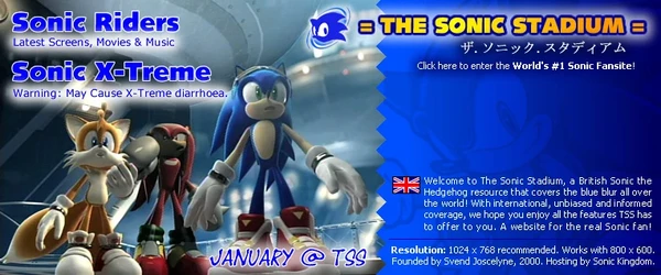 TSS Index Card - Sonic Riders (18 Jan 2006)