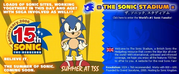 TSS Index Card - Summer of Sonic (22 Apr 2006)