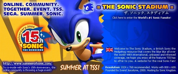 TSS Index Card - Summer of Sonic (15 May 2006)