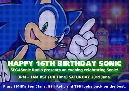 TSS Index Card - Sonic's Birthday (20 Jun 2007)