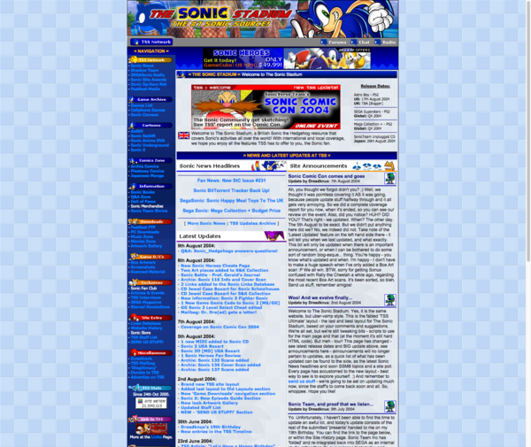 TSS Layout 6 - Refreshed Homepage (Aug 2004)