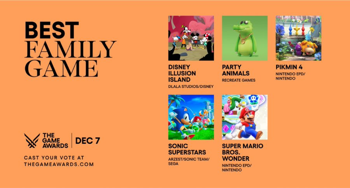 PagodaWest Games - We're all excited to hear that Sonic Mania has been  nominated for Best Family Game at The Game Awards 2017.