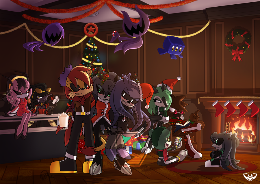 Sonic Fanart: Christmas Party - Finished Artworks - Krita Artists