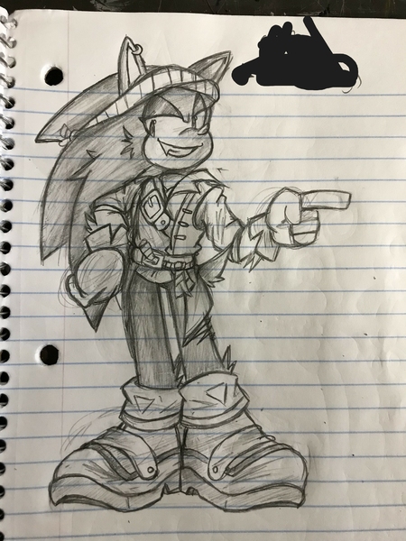 Pirate Sonic Sketch
