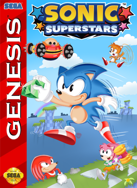 Sonic Superstars Genesis Boxart Fanart