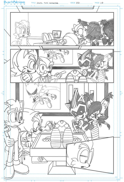 Sonic the Hedgehog (ASO) 251: Page 10 Pencils