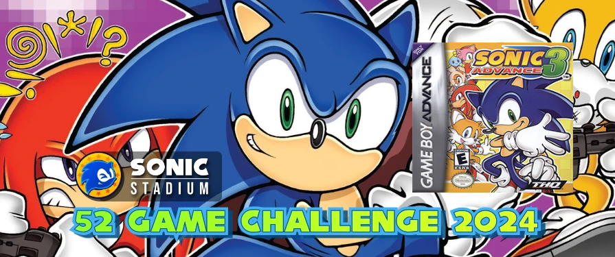 Sonic Stadium 52 Game Challenge Weekly Check in Week 19: Sonic Advance 3 Profile Gift