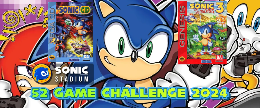 Sonic Stadium 52 Game Challenge Weekly Check in Week 2: Sonic CD and Sonic 3 Profile Gifts!