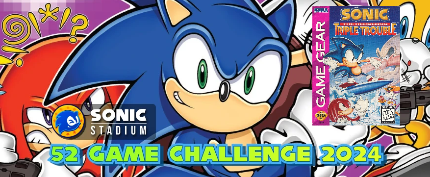 Sonic Stadium 52 Game Challenge Weekly Check in Week 7: Sonic Triple Trouble Profile Gift