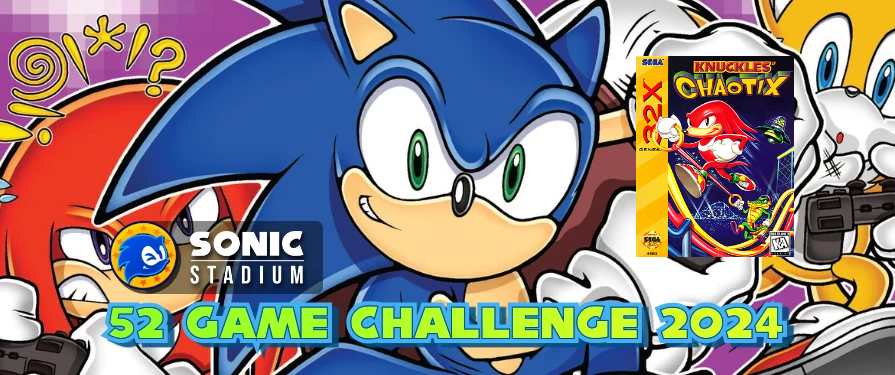 Sonic Stadium 52 Game Challenge Weekly Check in Week 8: Knuckles Chaotix Profile Gift