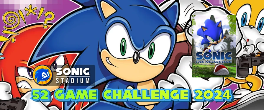 Sonic Stadium 52 Game Challenge Weekly Check in Week 23: Sonic the Hedgehog (2006) Profile Gift