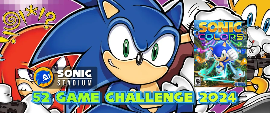 Sonic Stadium 52 Game Challenge Weekly Check in Week 34: Sonic Colours Profile Gift