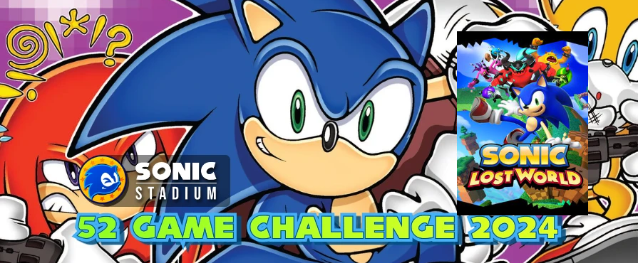 Sonic Stadium 52 Game Challenge Weekly Check in Week 36: Sonic Lost World Profile Gift