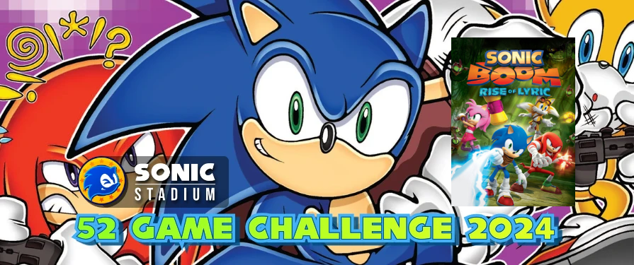 Sonic Stadium 52 Game Challenge Weekly Check in Week 38: Sonic Boom Rise of Lyric Profile Gift