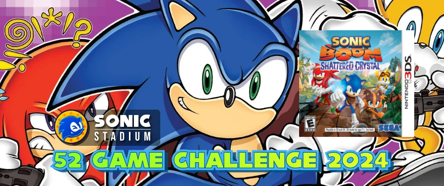 Sonic Stadium 52 Game Challenge Weekly Check in Week 39: Sonic Boom Shattered Crystal Profile Gift