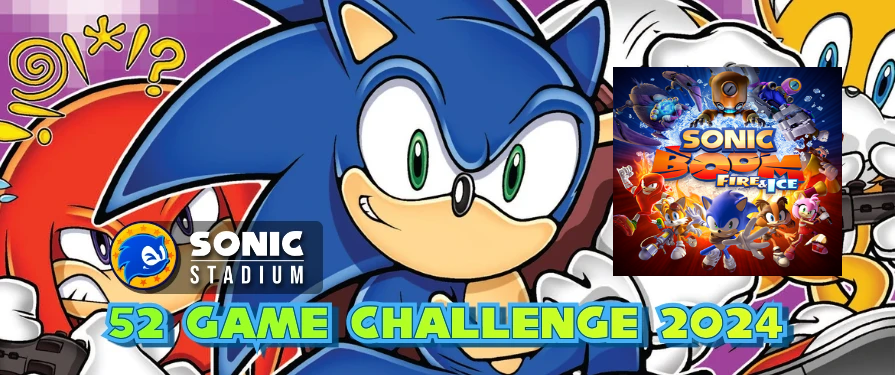 Sonic Stadium 52 Game Challenge Weekly Check in Week 41: Sonic Boom Fire and Ice Profile Gift