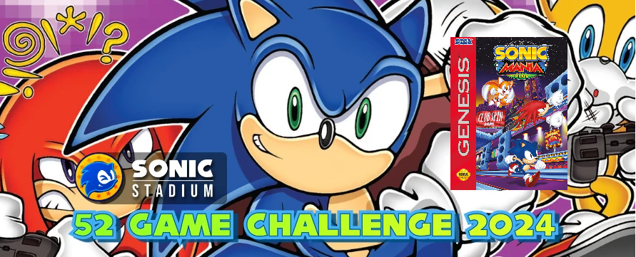 Sonic Stadium 52 Game Challenge Weekly Check in Week 43: Sonic Mania Plus Profile Gift