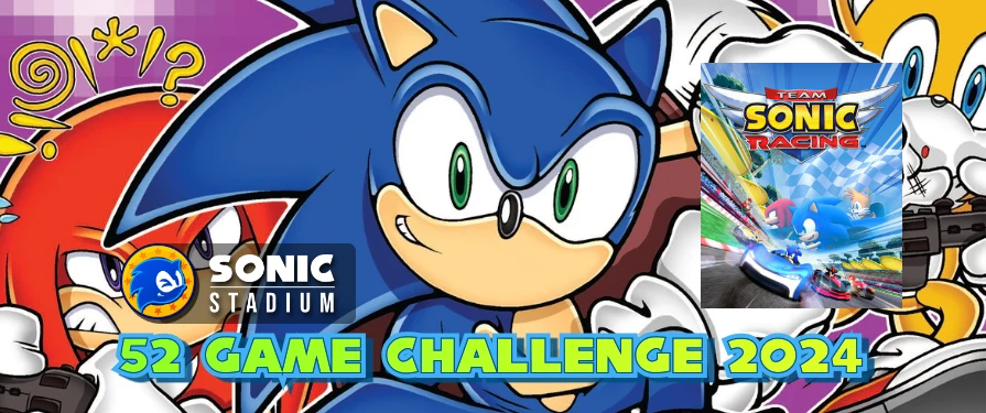 Sonic Stadium 52 Game Challenge Weekly Check in Week 45: Team Sonic Racing Profile Gift