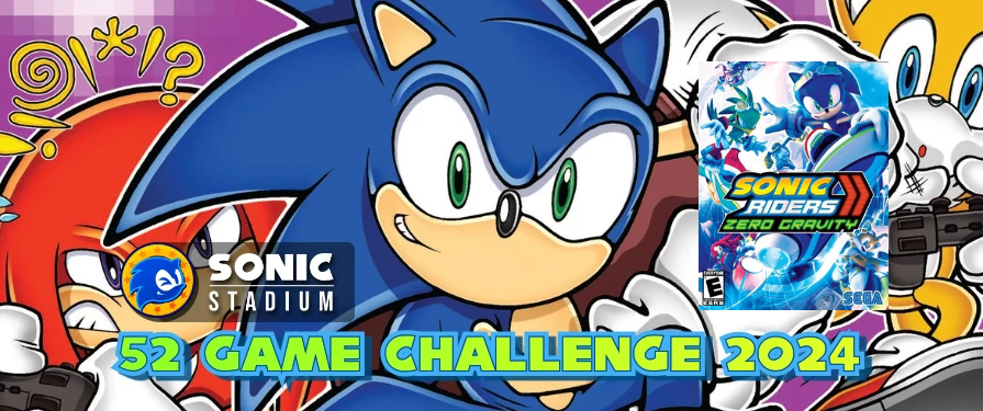 Sonic Stadium 52 Game Challenge Weekly Check in Week 27: Sonic Riders Zero Gravity Profile Gift