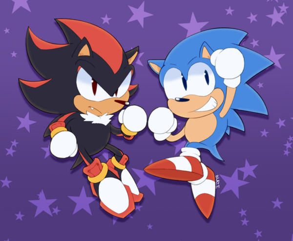 Classic Sonic and Shadow V1 [RaffP]