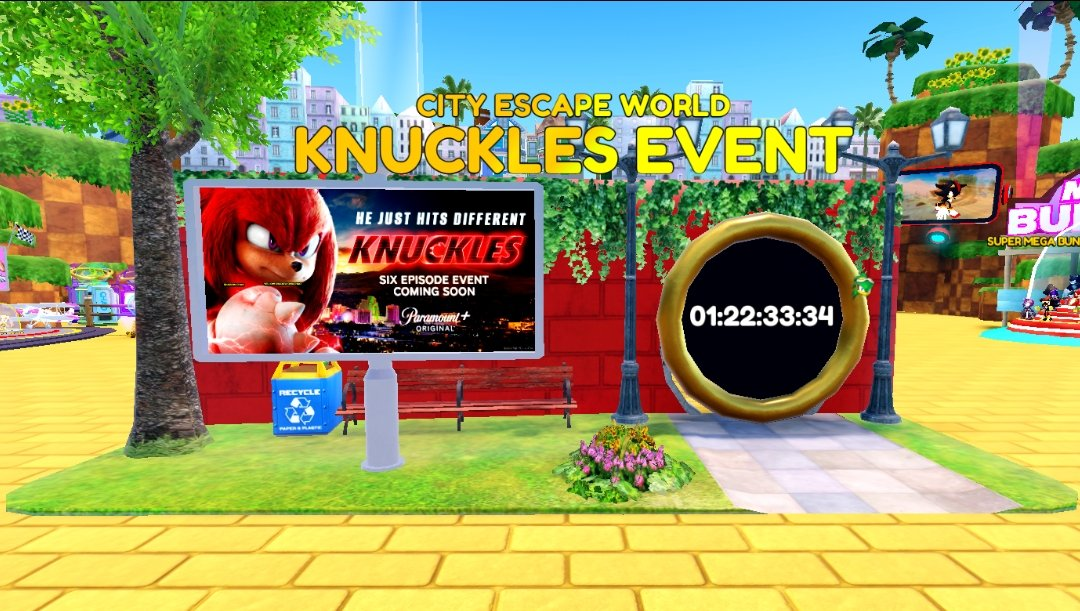 More information about "Knuckles Series Content Is Coming To Sonic Speed Simulator This Weekend"