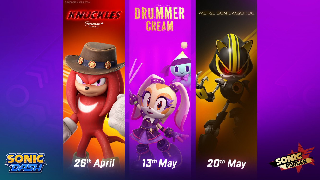 More information about "Sonic Forces and Dash Introduces Series Knuckles, Drummer Cream, Metal 3.0 And More!"